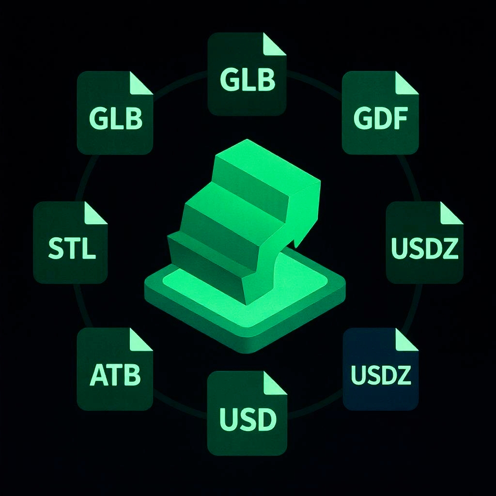 Multi-Format 3D Model Preview